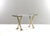 1980s Hollywood Regency Acrylic Glass and Brass Console Table by Charles Hollis Jones, 1980s For Sale - Image 5 of 15
