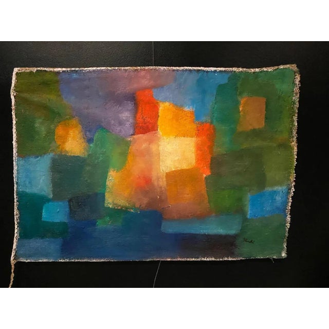 Charcoal Gilbert Pauli, Perpétuer, Oil on Burlap, 2003 For Sale - Image 8 of 10