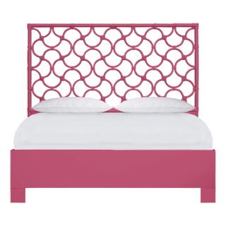 Mar Platform Bed Queen, Hot Pink For Sale