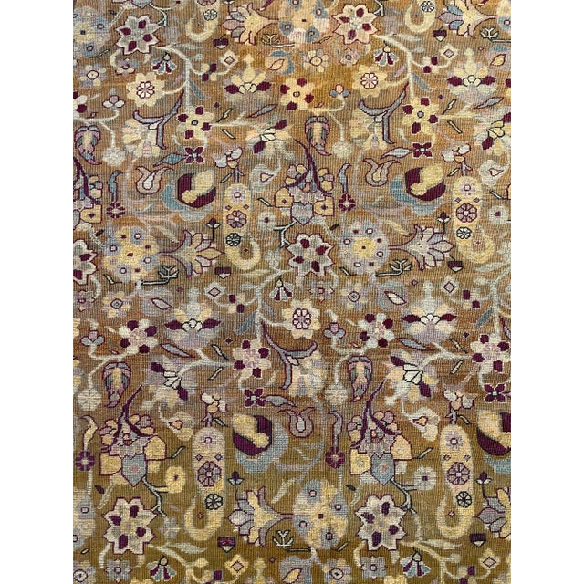 Traditional 1900s Antique Indian Amritsar Rug For Sale - Image 3 of 9