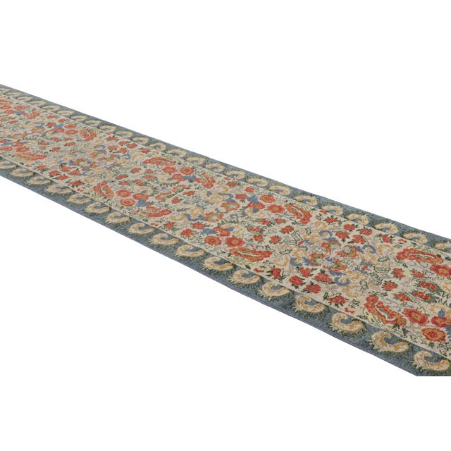 Hand-knotted in a special blend of Ghazni wool, this extra-long 3x21 runner rug is a bold new addition to Rug & Kilim’s...