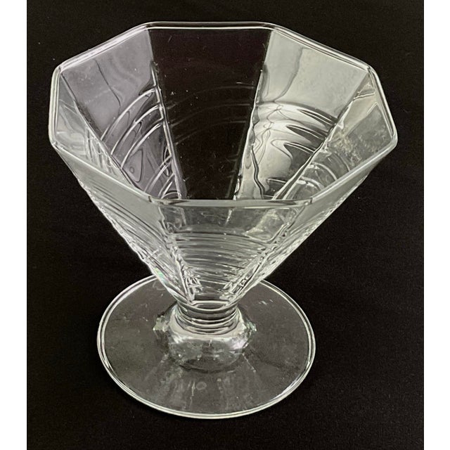 Art Deco 1950s McM-Dansk-“ Summer HOUSE”-elegant, Footed, Dessert, Bowls-Set of Eight For Sale - Image 3 of 10