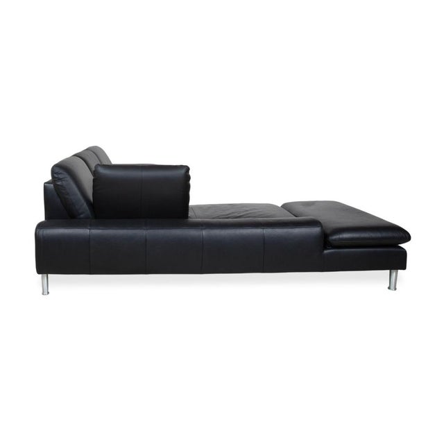 Loop Corner Sofa in Black Leather from Willi Schillig For Sale - Image 18 of 18