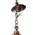 Mid 20th Century Kitchen Chandelier Copper Finish With Glass Shade by the Progressive Mfg.Co. For Sale - Image 13 of 14