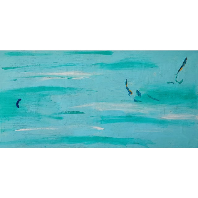 Axel Dubreille, Bleu de Loire, 1987, Oil on Canvas, Framed For Sale - Image 12 of 12