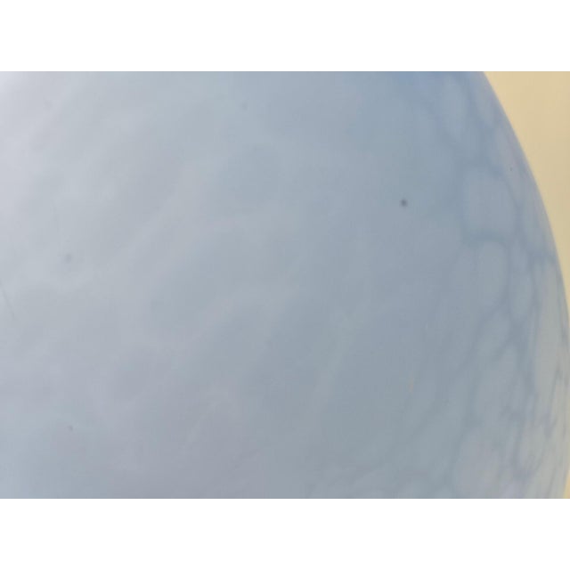 Lavender Vintage Egg-Shaped Table Lamp, 1970s For Sale - Image 8 of 10