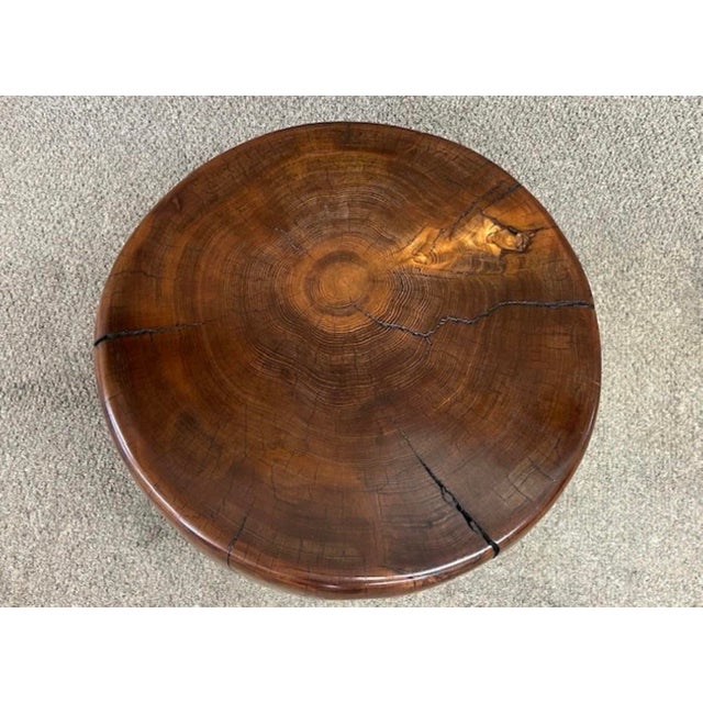 Daniel Pollock One-of-a-Kind Custom Cedar Wood Table by Artist; Daniel Pollock, 16” H X 21” D For Sale - Image 4 of 12