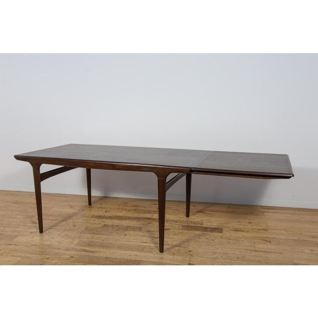 Mid-Century Modern Teak Extending Dining Table by Johannes Andersen for Uldum Møbelfabrik, Denmark, 1960s For Sale - Image 14 of 18