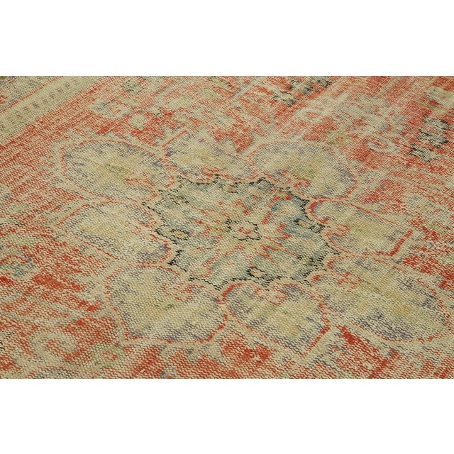 Vintage Turkish Area Rug For Sale - Image 5 of 7