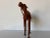 Vintage Leather Camel Sculptures – A Pair/ Sold For Sale - Image 4 of 11