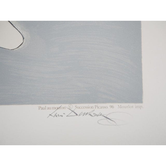 Pablo Picasso, Enfant et agneau (Petit Paul Picasso), Lithograph For Sale - Image 10 of 11