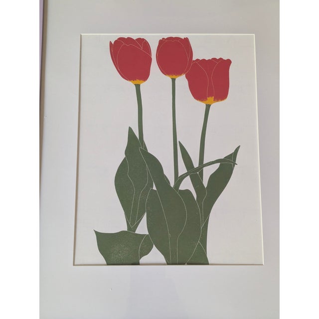 Henry Evans Botanical Linocut Prints Framed- Set of 4 For Sale - Image 10 of 17