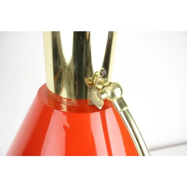 Orange Table Lamp, 1970s For Sale - Image 6 of 10