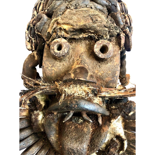 Mid 20th-Century African Helmet Mask For Sale - Image 11 of 11