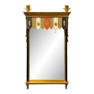 Carvers' Guild Heraldic Pavilion Mirror Designed by Carol Canner For Sale