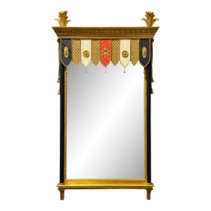 Carvers' Guild Heraldic Pavilion Mirror Designed by Carol Canner
