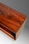 Bespoke 6ft Danish Mid-Century Modern Sofa Table / Display / Bookcase in Rosewood W/ Glass Sliding Doors, Denmark, C. 1960s For Sale - Image 15 of 18