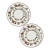 Mid 20th Century Crown Staffordshire Hunting Scene Salad Plates - a Pair For Sale