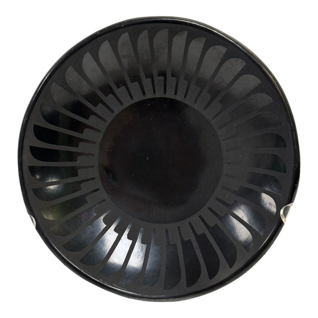 Vintage Maria & Popovi Pottery Feather Pattern Small Plate For Sale