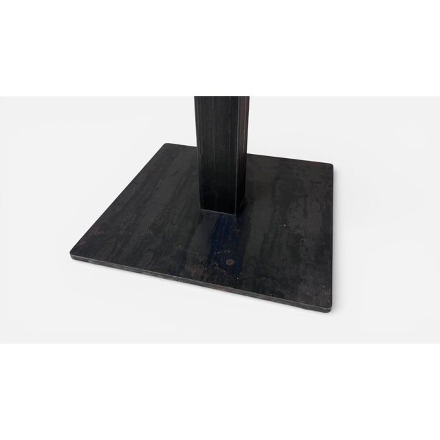 French 1960s Reclaimed Oak French Bistro Table (1 of 2) For Sale - Image 3 of 9