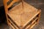 Pair of Mid 20th Century American Ladderback Rush Seat Dining Chairs For Sale In Chicago - Image 6 of 7