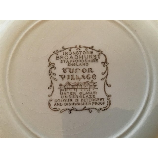 Vintage Tudor Village Side Plates By Broadhurst Ironstone Staffordshire Style England Set Of 4 Chairish