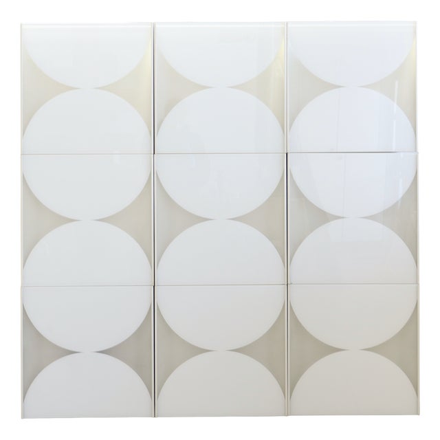 Vintage Wall Lamps by Bobo Piccoli for Fontana Arte, 1970, Set of 9 For Sale