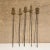 Vintage Bbq Skewers in Steel With Solid Brass Handles- Set of 5 For Sale - Image 12 of 12