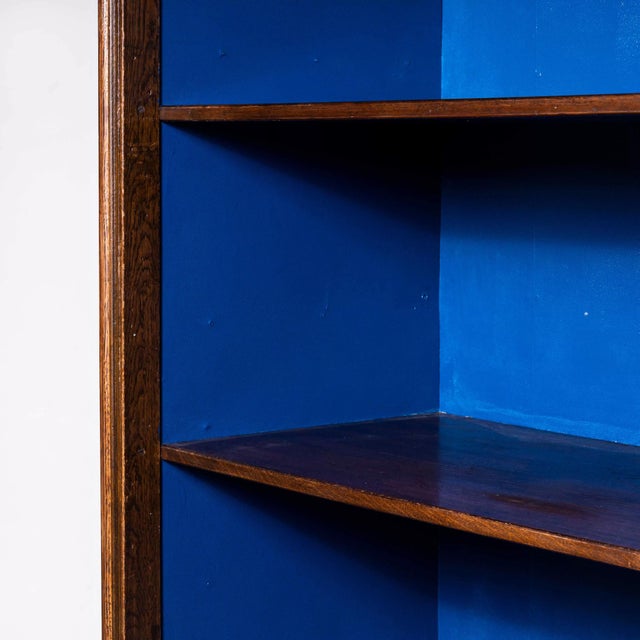 English Oak Library Shelf, 1940s For Sale - Image 11 of 15