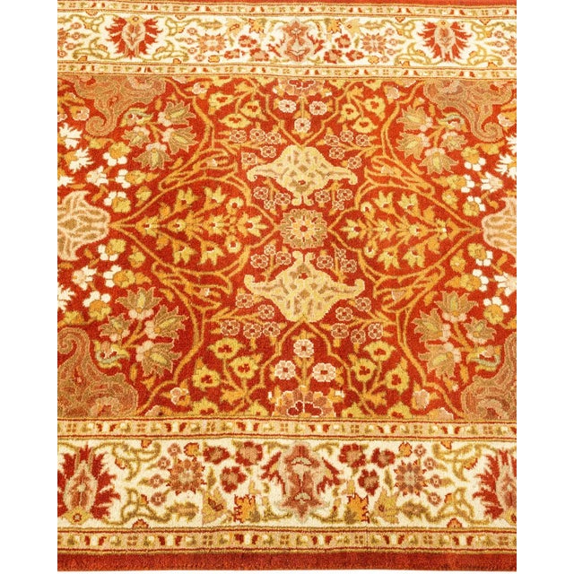 Solo Rugs Mogul, One-of-a-Kind Hand-Knotted Area Rug - Orange, 2' 8" x 8' 3" For Sale - Image 4 of 8