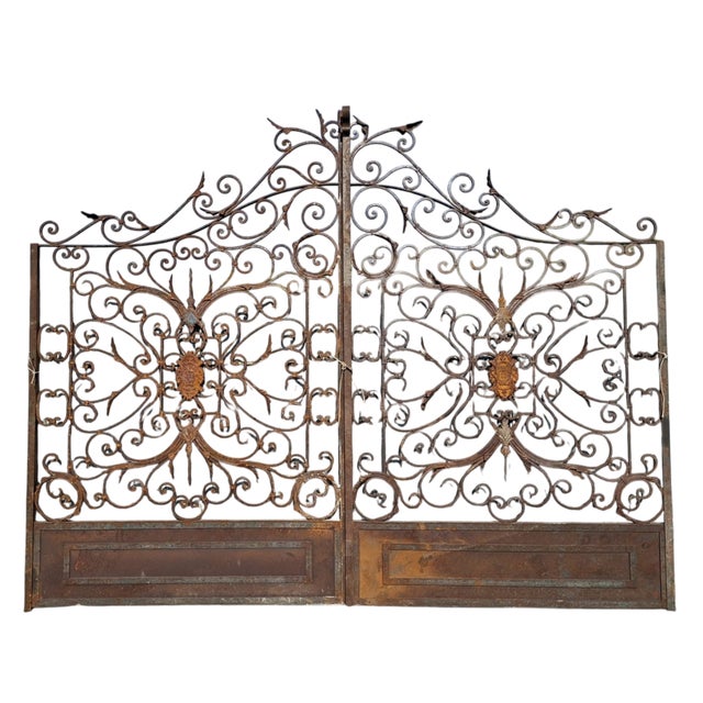 Baroque 20th Century Baroque Gate, 1940s For Sale - Image 3 of 3