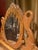 Italian Regency Hand Carved Maple Pier Console or Dressing Table with Mirror For Sale - Image 9 of 14
