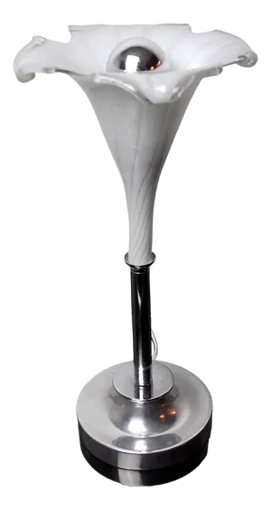Calla Lily Flower Lamp in Murano Glass, Italy, 1970s