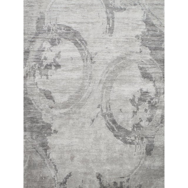 Modern Pasargad Home Modern Grey Area Rug- 5' 6" X 8' 6" For Sale - Image 3 of 4
