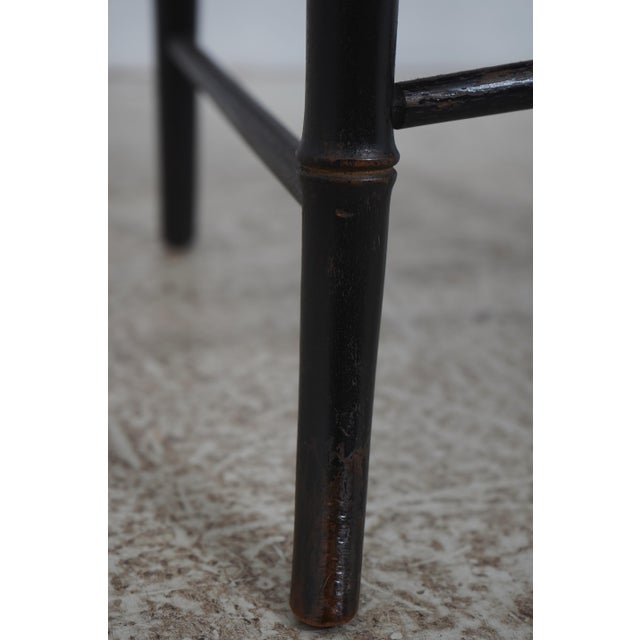 Pair of Antique Rush Seat Bamboo Sussex Type Chairs For Sale - Image 13 of 18