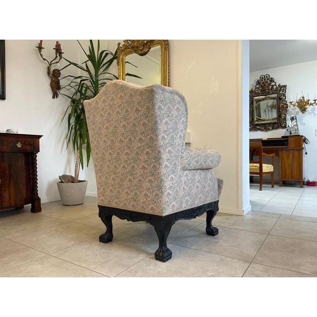 Historicism Wing Armchair For Sale - Image 4 of 18