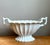 Late 20th Century Ironstone Fluted Ceramic Footed Orchid Bowl For Sale - Image 5 of 12