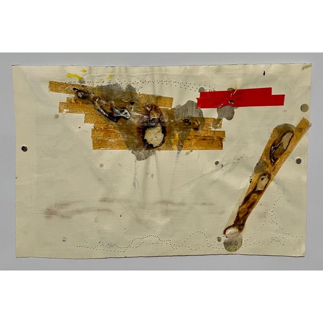 Marty Greenbaum, Pop Art Brut Collage Mixed Media Print, Painting, Burning, Tape, Marty Greenbaum For Sale - Image 15 of 15