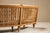 Curved Oak Sofa by Guillerme et Chambron, France, 1960s For Sale - Image 16 of 18
