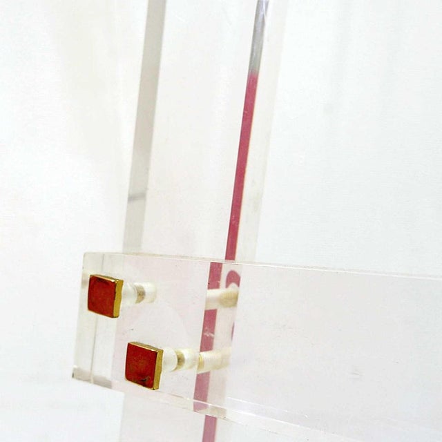 Decorative Acrylic Easel Stand For Sale - Image 3 of 11