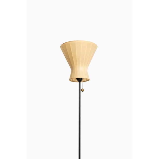 Very rare floor lamp Model no 563 Designed by Hans Bergström. Produced by Ateljé Lyktan in Ahus, Sweden. This piece is...