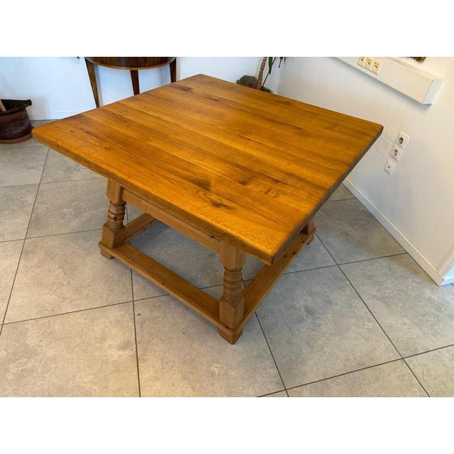 Farmhouse Dining Table in Pine For Sale - Image 10 of 14
