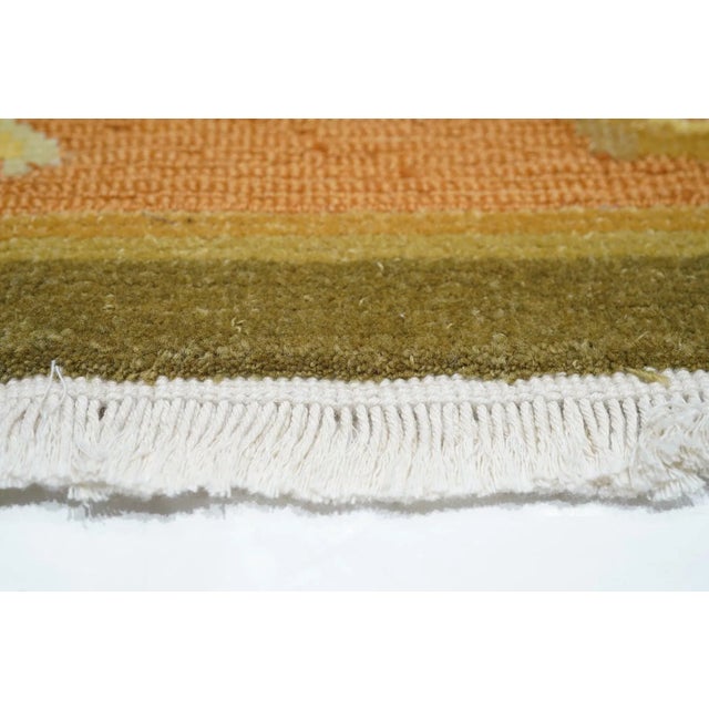 Orange Sumak Rug 8'0'' x 10'0'' For Sale - Image 8 of 12