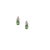Natural Tourmaline Diamond Earrings 14k White Gold 1.57 TCW Certified For Sale - Image 13 of 14