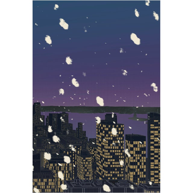 2020s Empire State Building Triptych Limited Edition Print on Entrada Rag by Marz Junior For Sale - Image 5 of 11