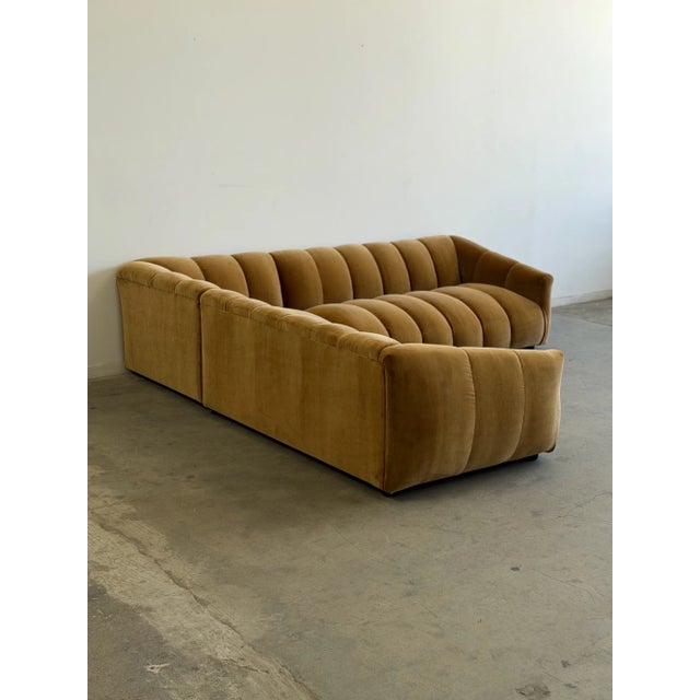 Low Profile Channel Sectional Xl For Sale - Image 9 of 9