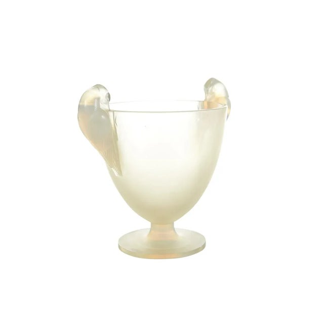 Glass 1926 René Lalique Opalescent Glass Vase For Sale - Image 7 of 8