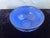 Metal Antique Chinese Blue Peking Glass Bowl With Signed Ornate Metal Mount For Sale - Image 7 of 8