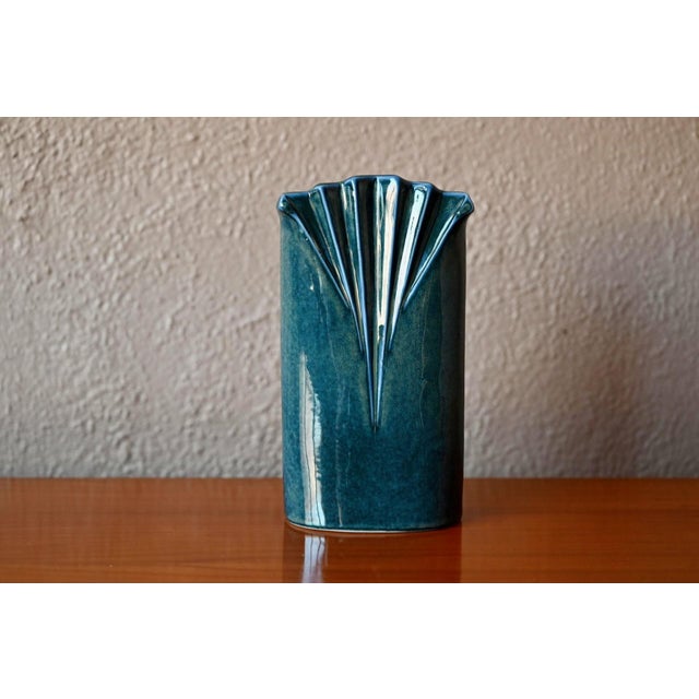 Vintage Art Deco Porcelain Vase from Virebent, 1970s For Sale - Image 10 of 10