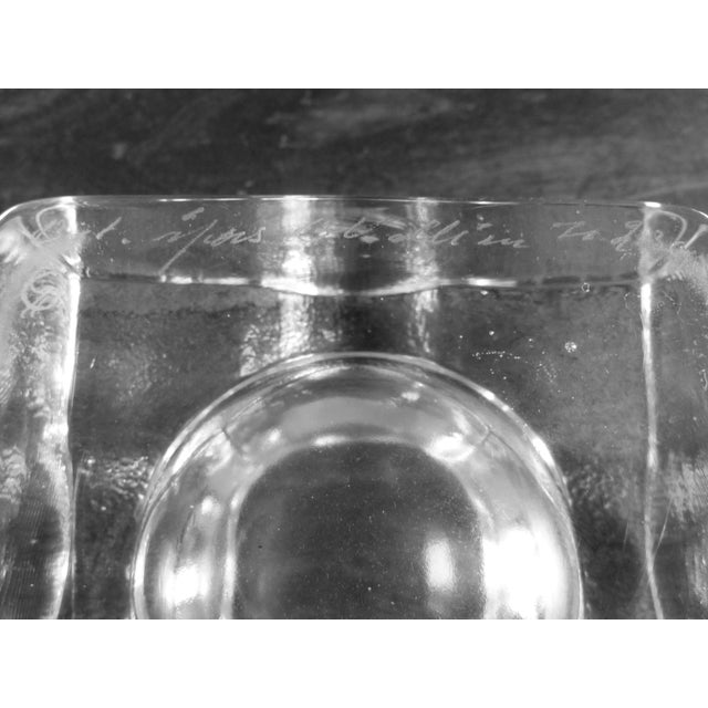 Glass Sculptural Ashtray in Clear Glass by Bertil Vallien, 1970 For Sale - Image 7 of 8